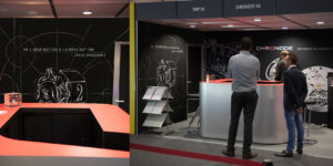 Chronode SA - stand pour manifestation & foires - B12communication - graphisme et communication La Chaux-de-Fonds, Suisse